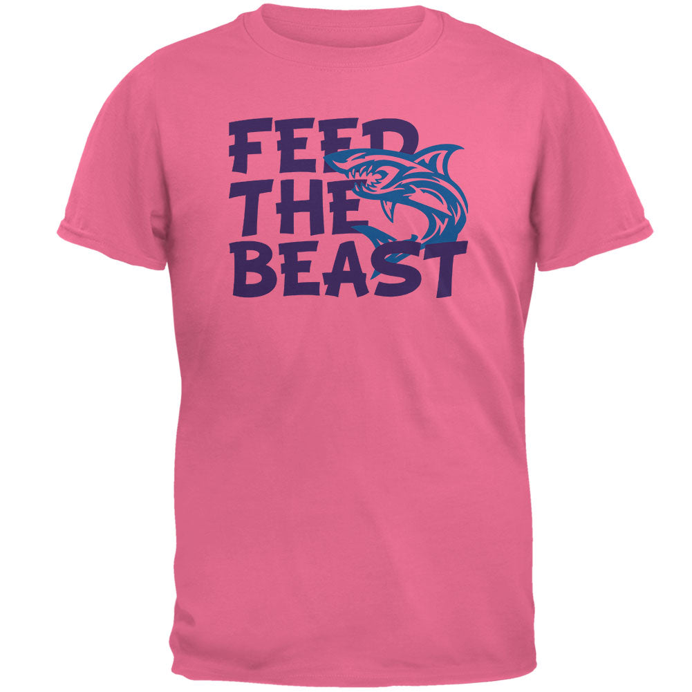 Shark Sharks Feed The Beast Mens T Shirt