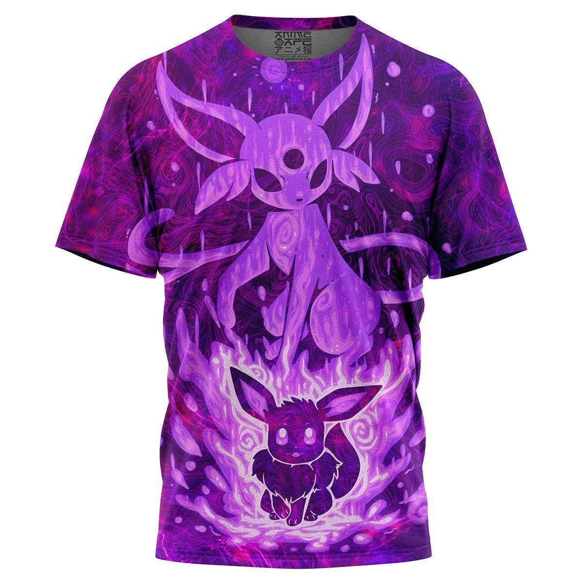 Blazing Espeon Pokemon For Man And Women 3D T Shirt  All Over Printed