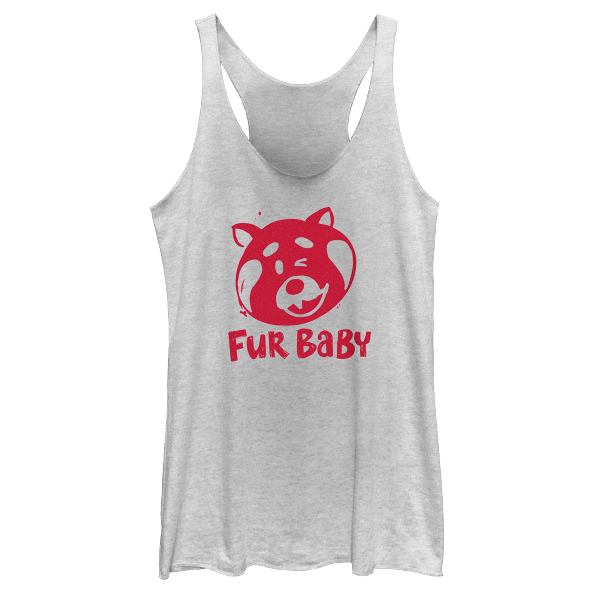 Women’S Turning Red Fur Baby Racerback Tank Top