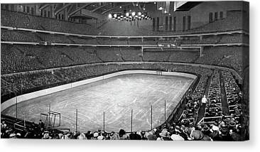 Chicago Blackhawks Hockey Stadium 1930 Sporting News Archive Canvas Print