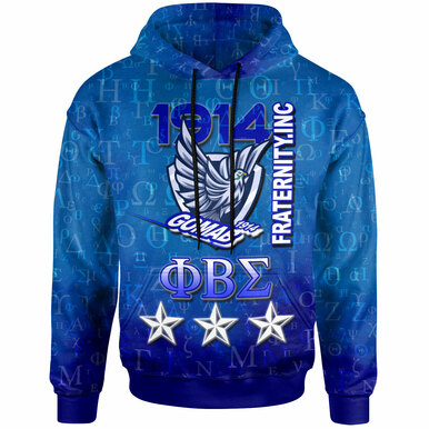 Phi Beta Sigma Hoodie – Custom Fraternity Dove Mascot Gomab Hoodie