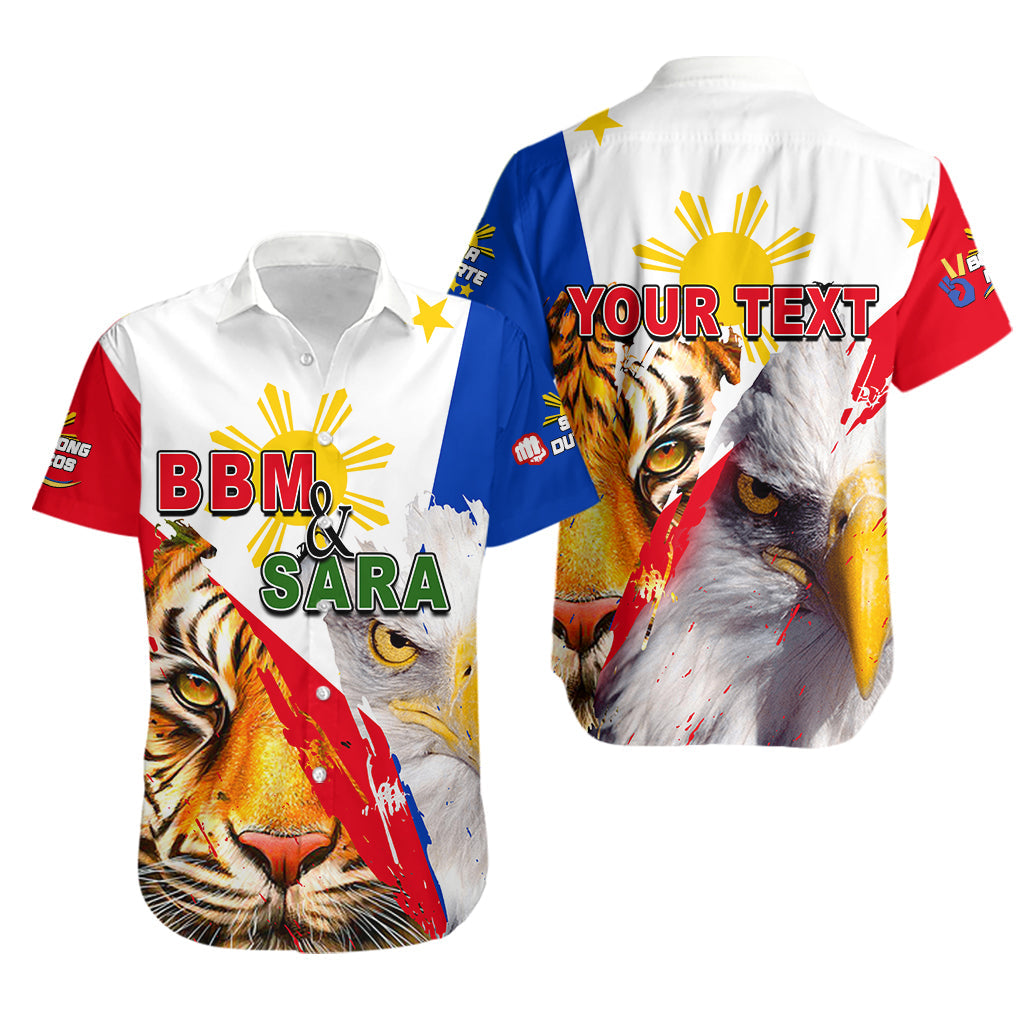 (Custom Personalised) Philippines Hawaiian Shirt Bbm And Sara Tiger-Eagles Lt6