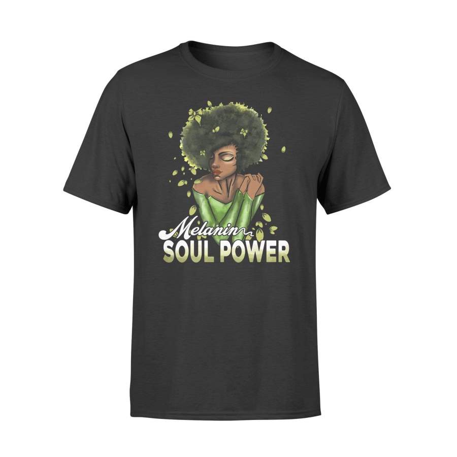 Black women – Melanin soul power – Premium T-shirt