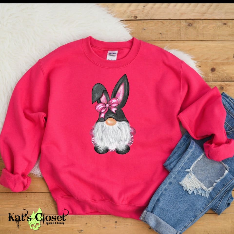 Bunny Gnome Crew Neck Sweatshirt