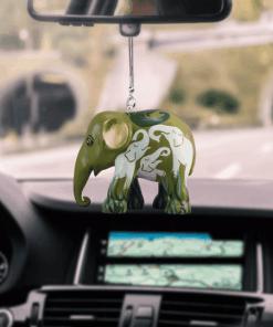 Waybackapparel Elephant Lovers Car Hanging Ornaments