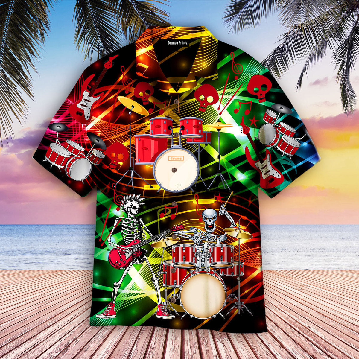 Music No Drums Life Know Aloha Hawaii Shirts For Men Women Ha37448