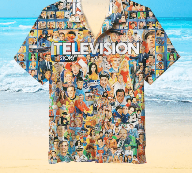 Television Show Collage For Man And Woman Print Short Sleeve Hawaii Shirt Ha20387