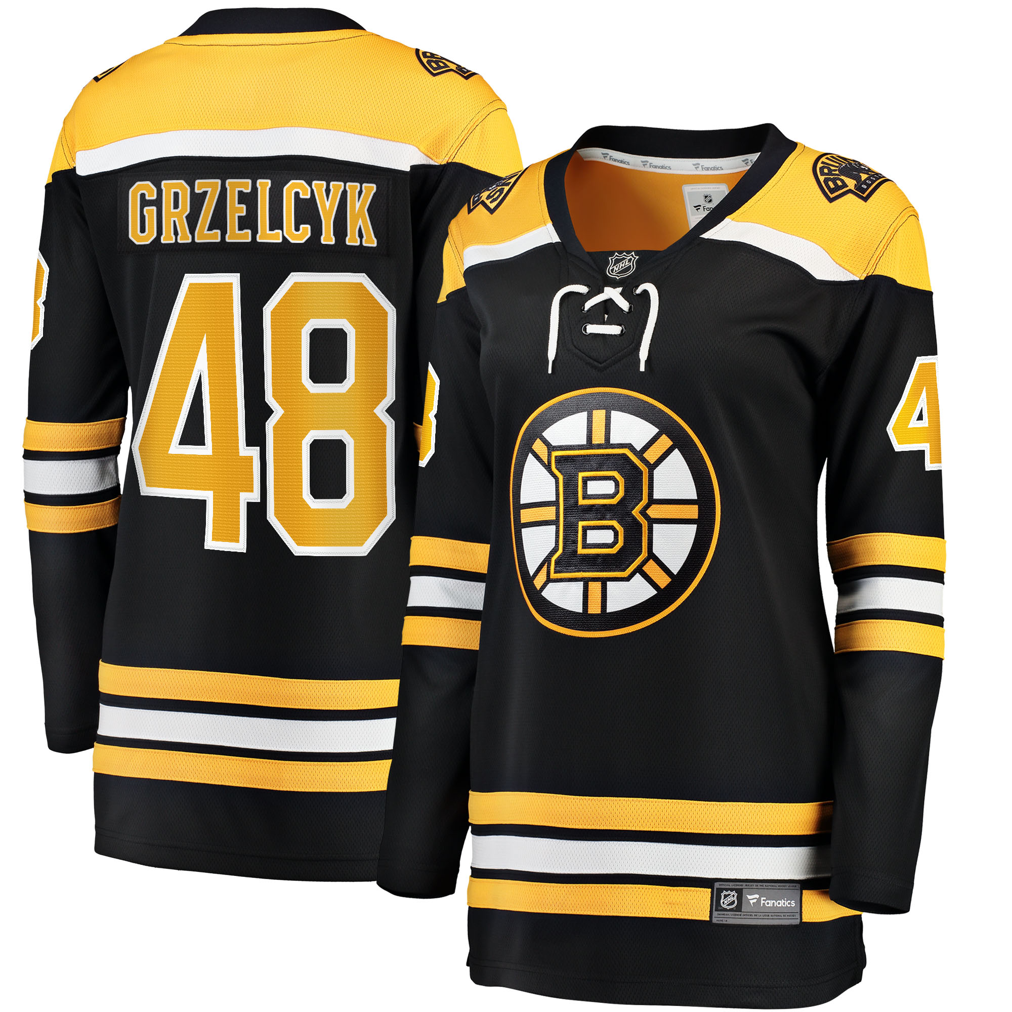 Women's Boston Bruins Matt Grzelcyk Black Home Breakaway Player Jersey