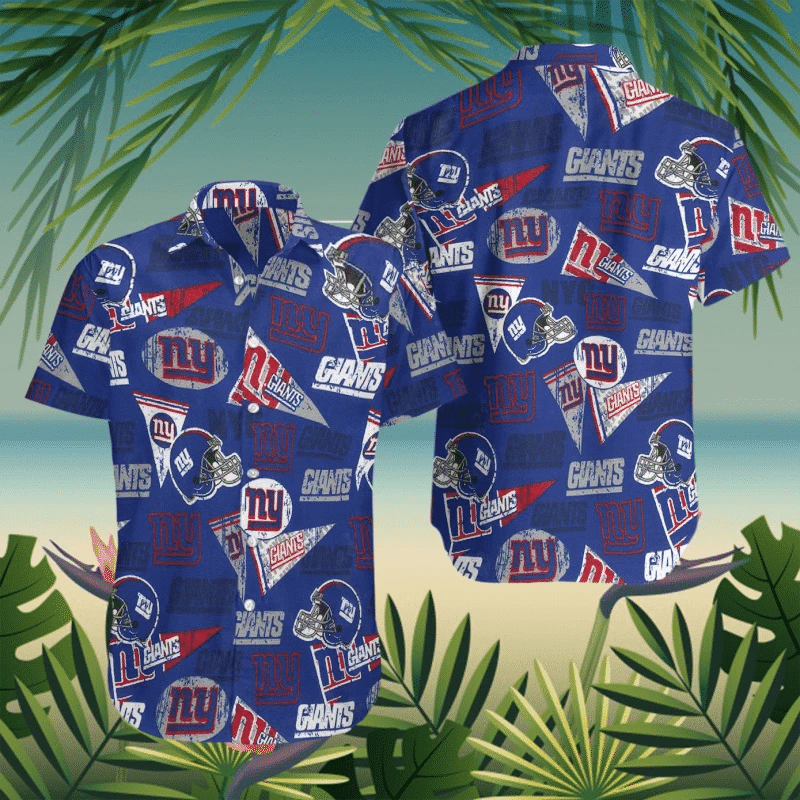 New York Giants Hawaiian Shirt For Men For Women