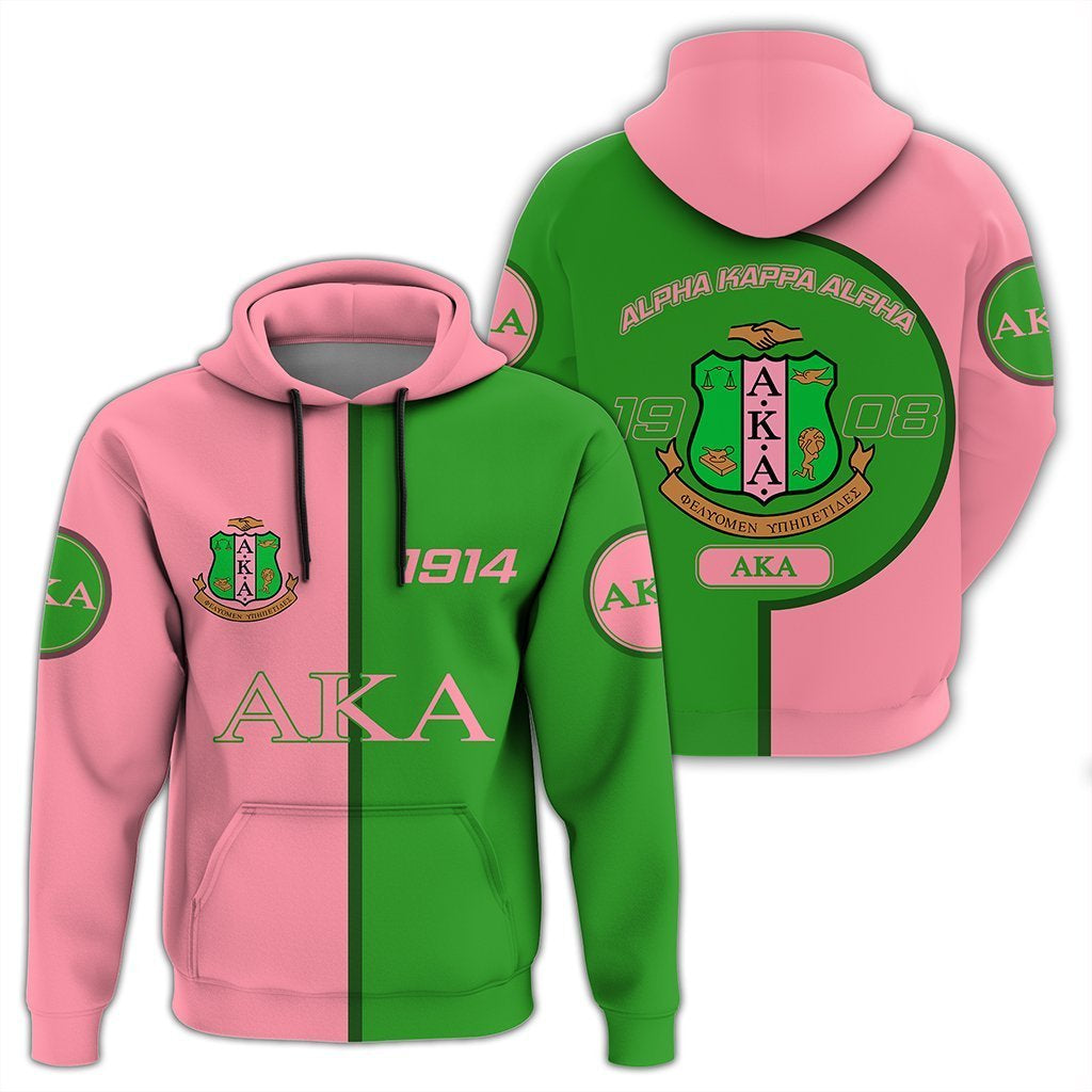 Greek Life Hoodie – Alpha Kappa Alpha Hoodie – Cycle Style