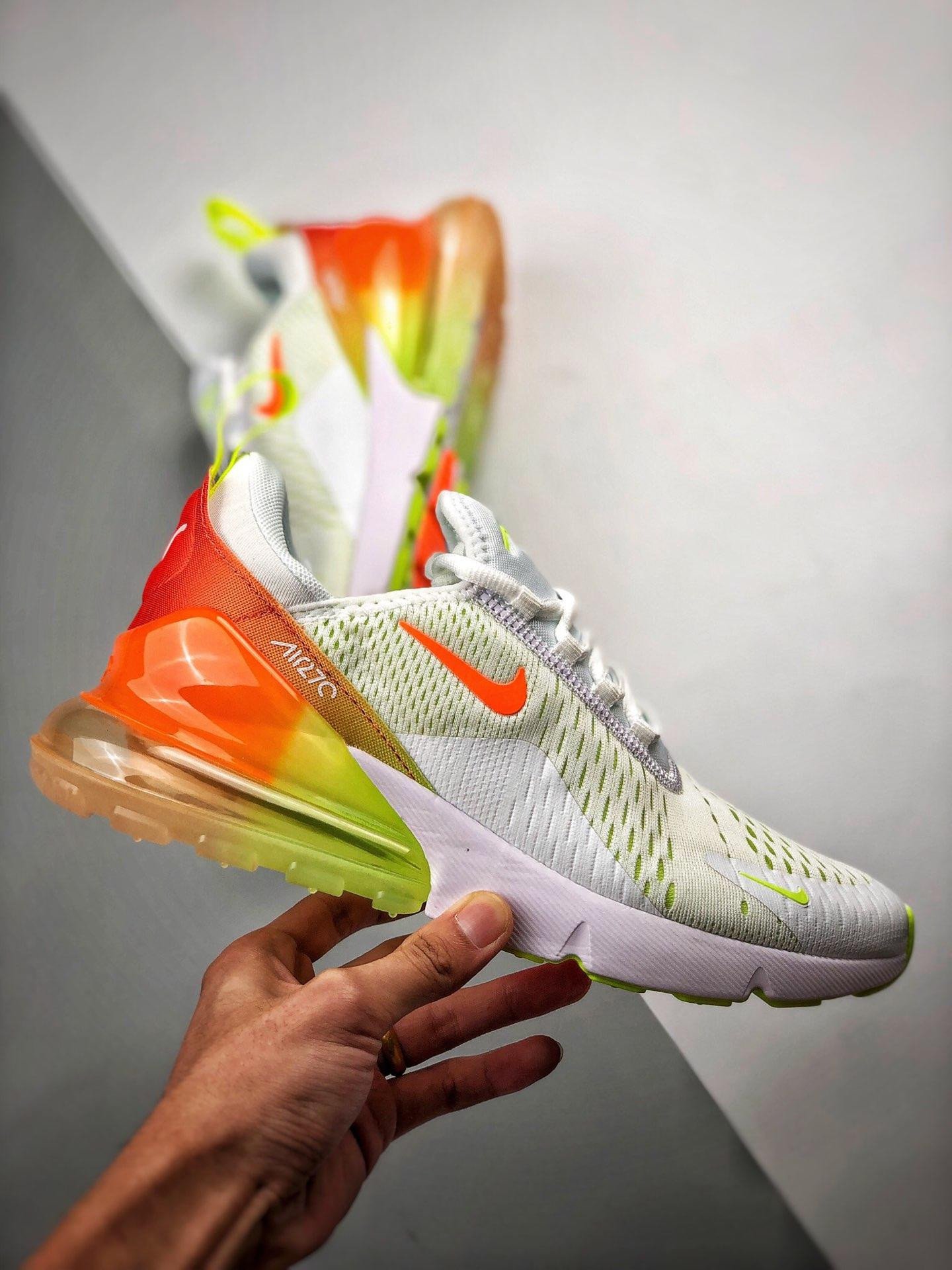 Nike Air Max 270 White Volt Gradient 5339754