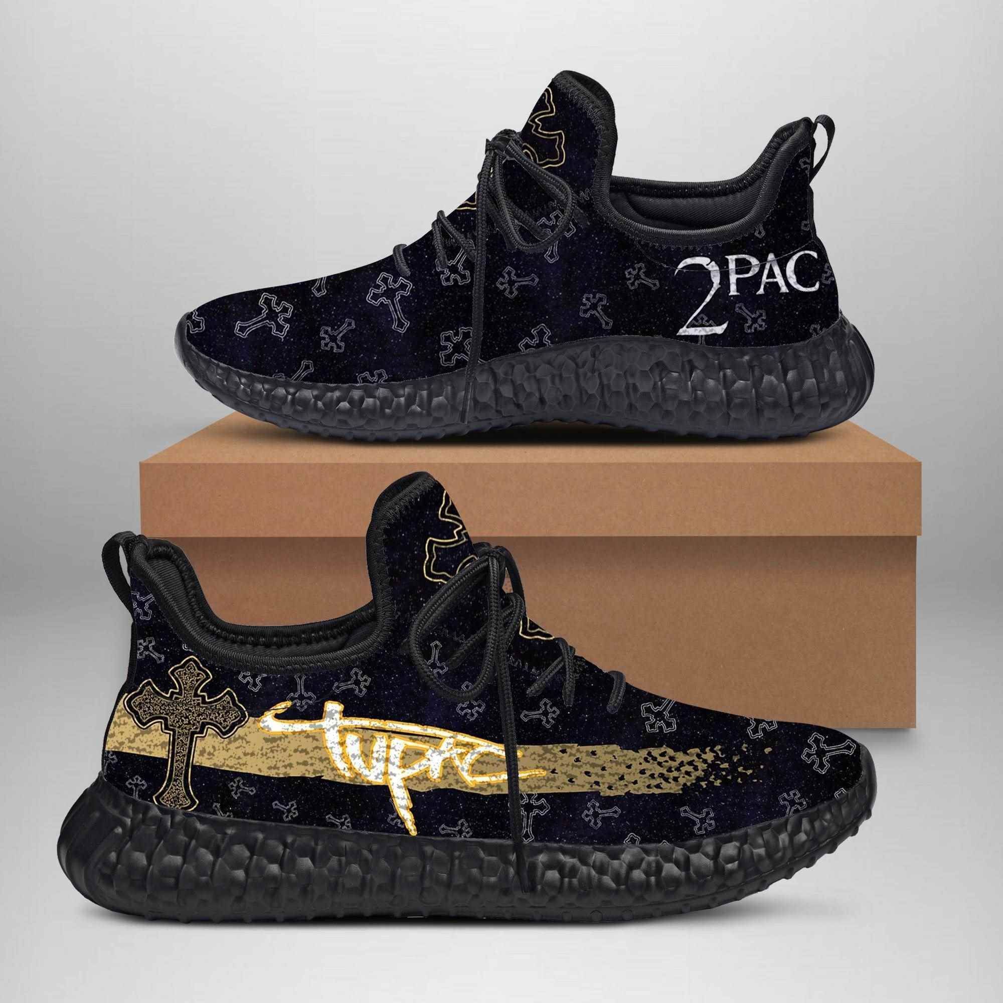 2Pac Tupac Yeezy Boost Shoes Sport Sneakers