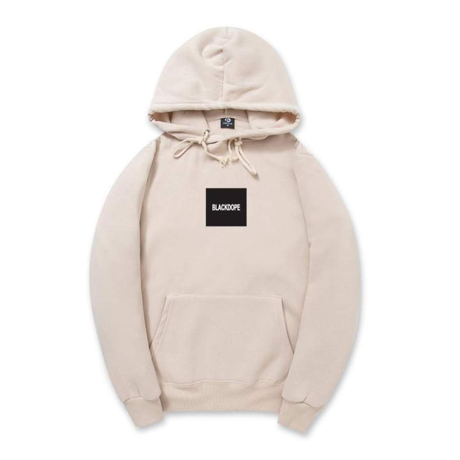 Autumn Winter Hip Hop Fashion Streetwear Skateboard Boy Justin Bieber Kanye West Hoodie Men Blackdope Black Dope Brand Print Letter Cotton Khaki Hoodie