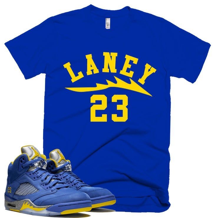 Laney High Retro Laney Jordan 5 Colorblock Shirt