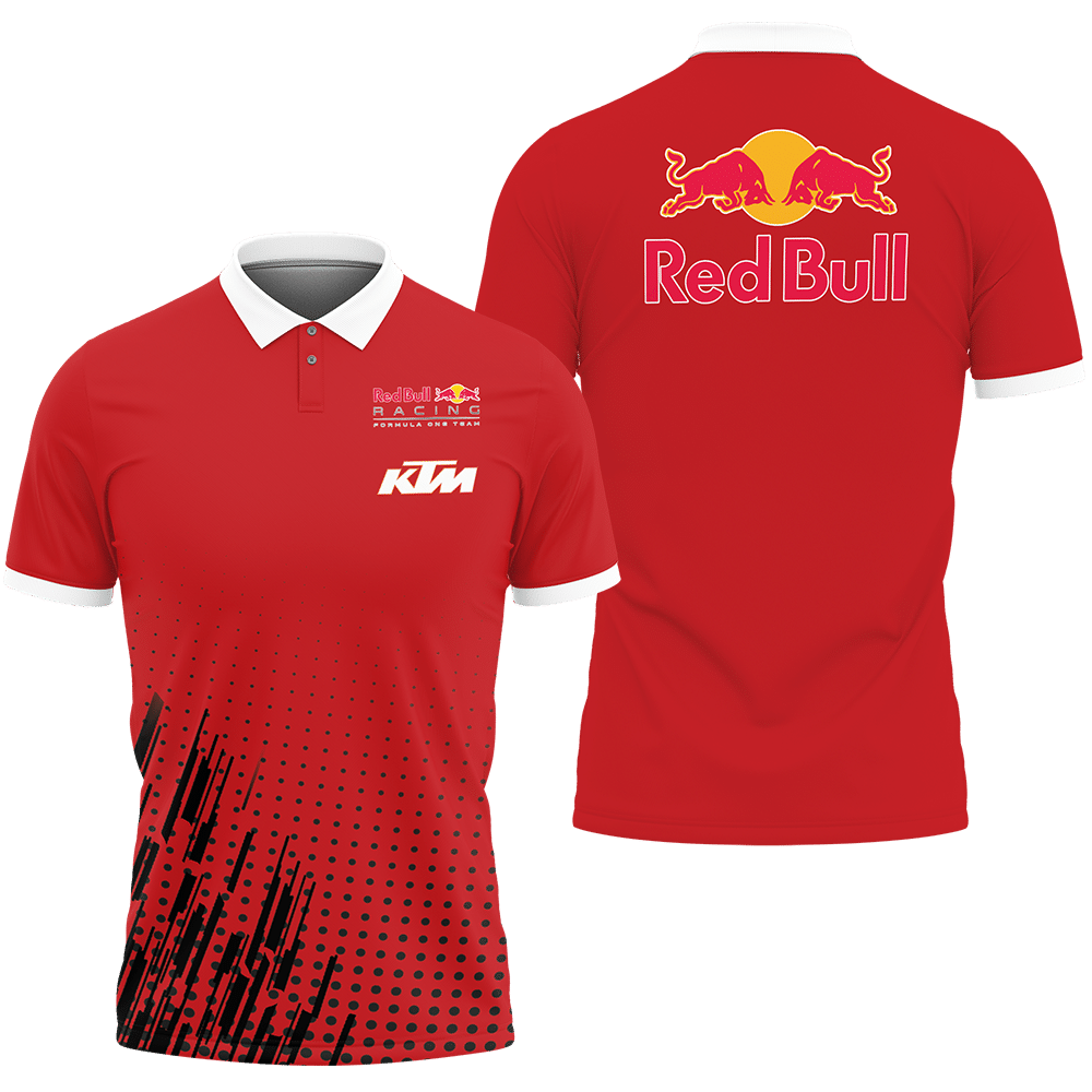 3D Printed Ktm Racing Nct-Lt Polo Shirt Ver 3 (Red) – Gesersa Shop