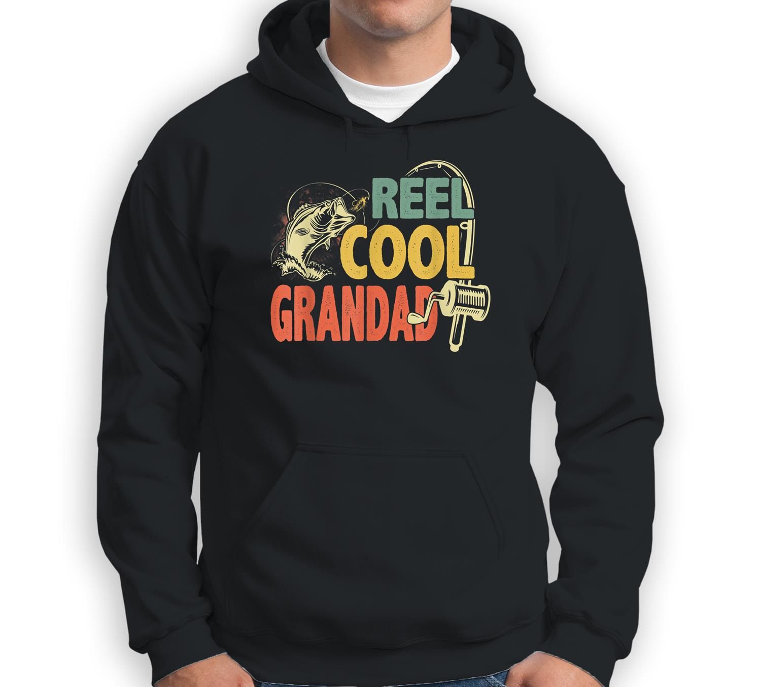 Retro Vintage Reel Cool Grandad Father’S Day For Dad Papa Sweatshirt & Hoodie