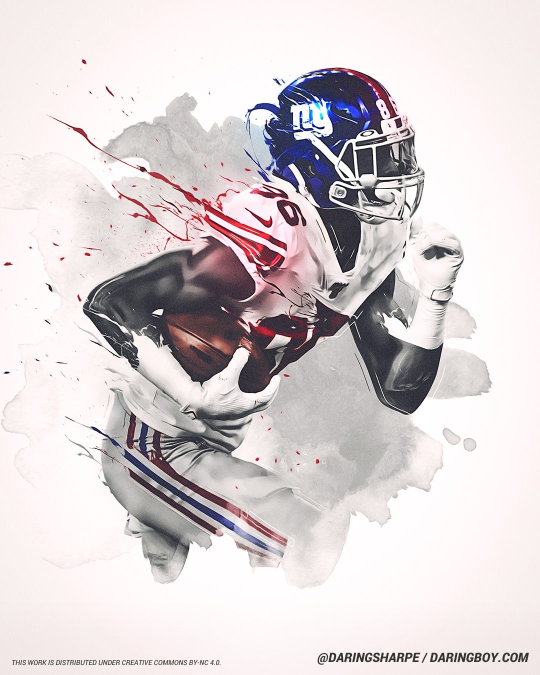 New York Giants Darius Slayton #26 Poster For Fans poster canvas