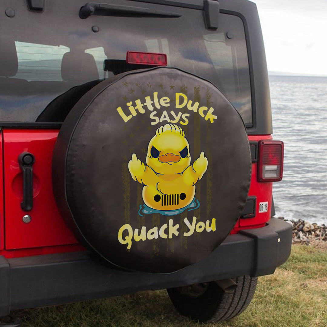 Jeep Little Duck Says Quack You Spare Tire Cover Lt11