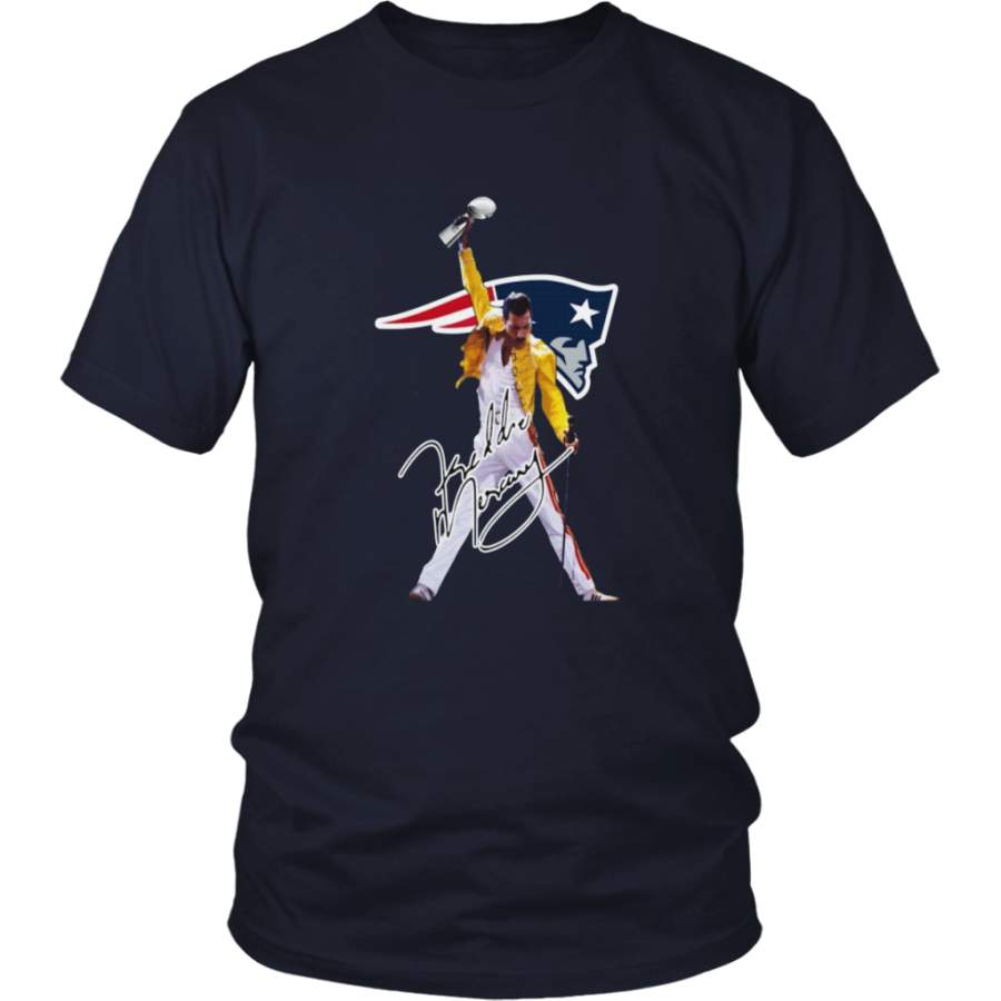 Freddie Mercury – New England Patriots Shirt New England Patriots – Patriots Six-Time Super Bowl Champs