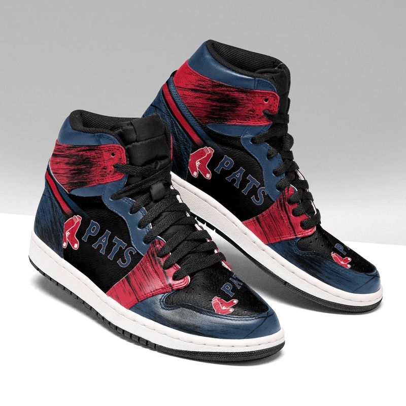 New England Patriots Boston Red Sox Unisex Air Jordan Custom Sneaker