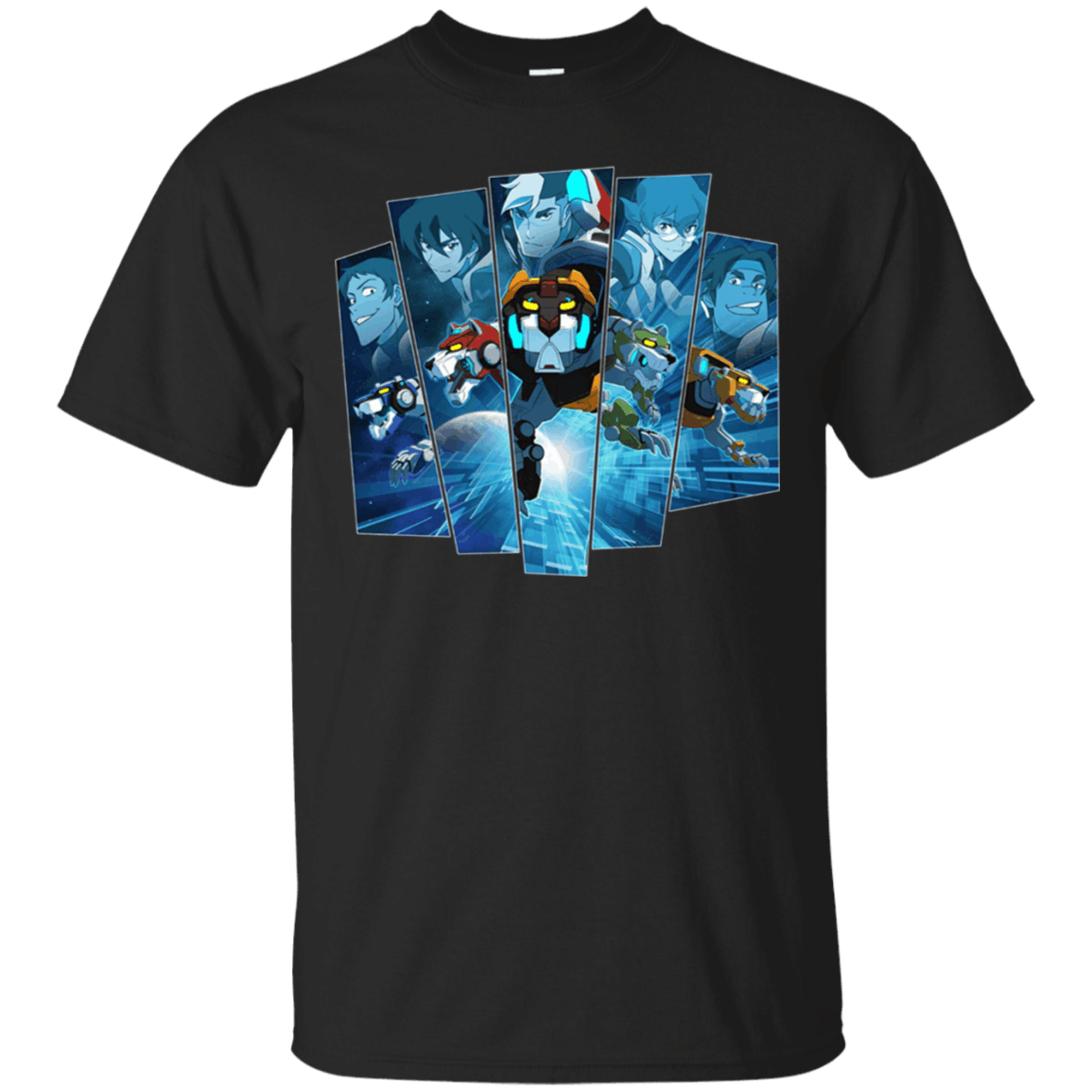 Voltron Legendary Defender 5 Lions shirt Cotton Shirt