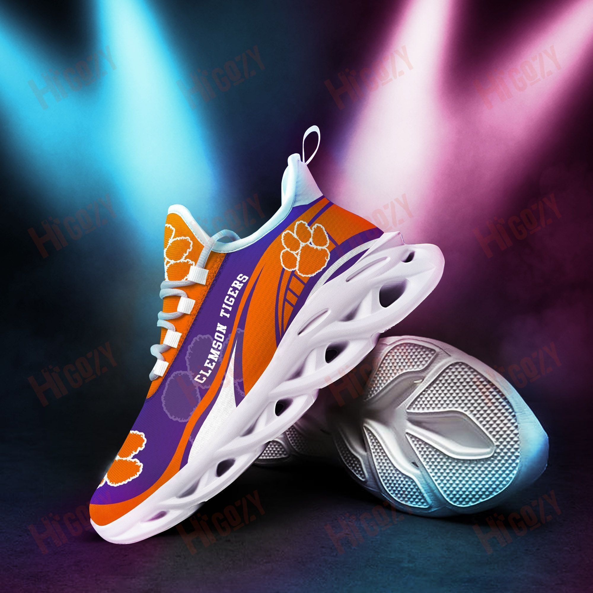 Clemson Tigers 3D Clunky Sneaker New Trending 2021 Summer N1642