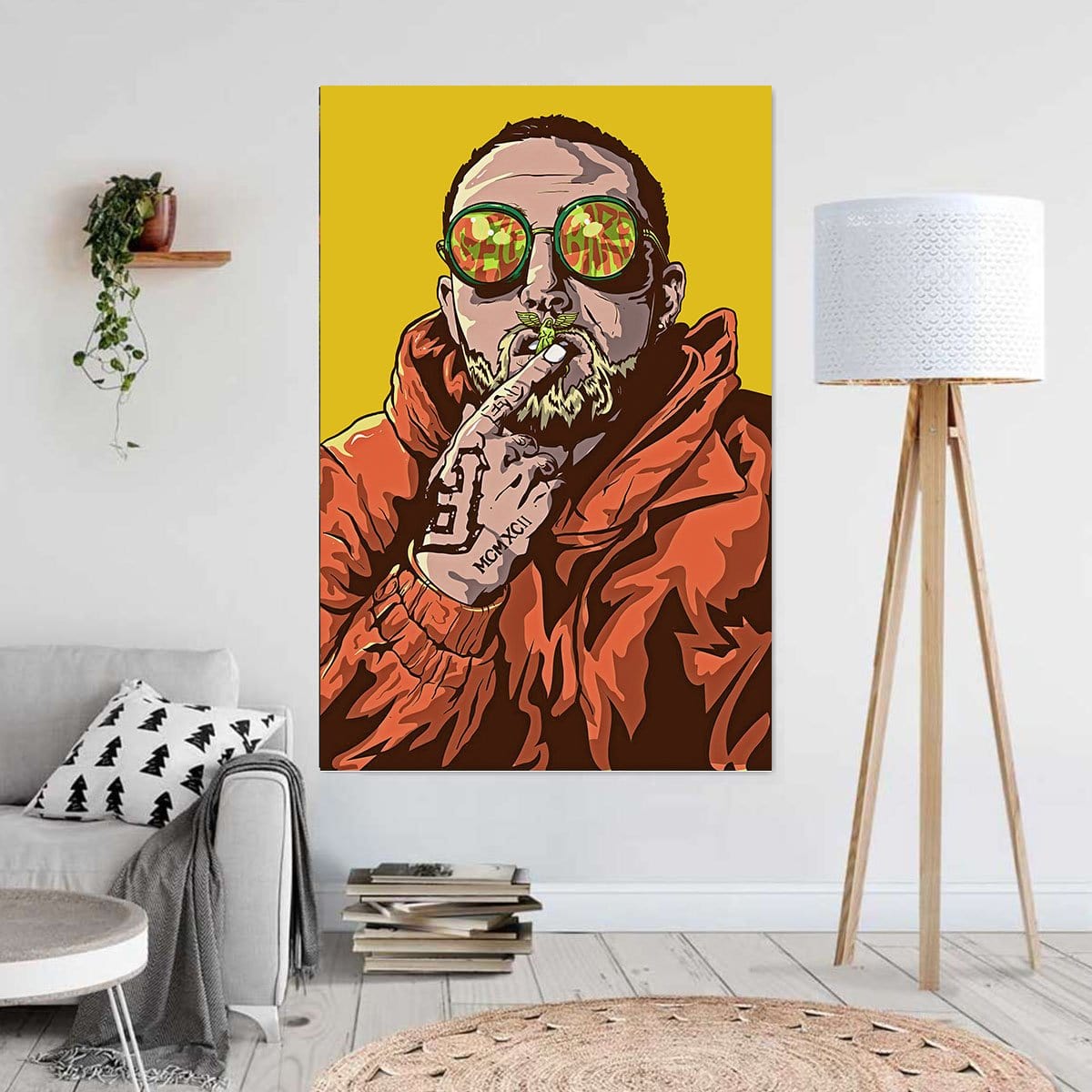 Canvas Prints Mac Miller Wall Art Home Decor Canvas