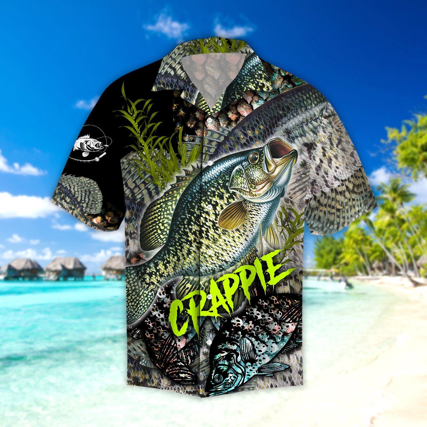 Crappie Fishing On Skin Hawaii Shirt Ha8154