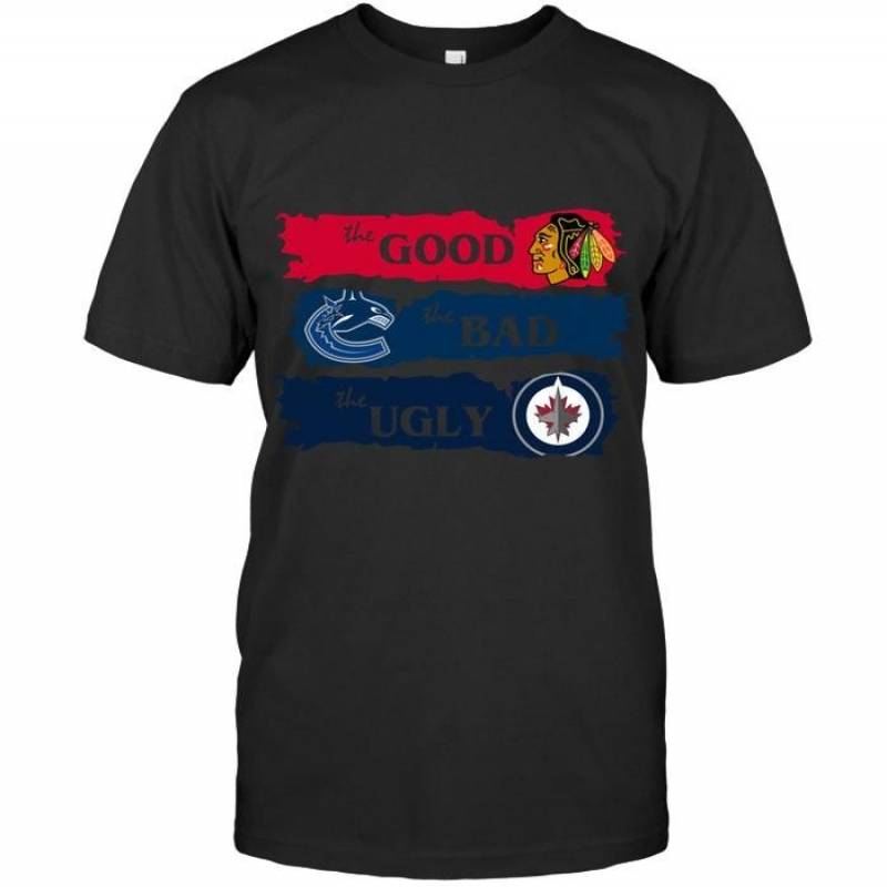 Chicago Blackhawks The Good The Bad The Ugly Fan T Shirt