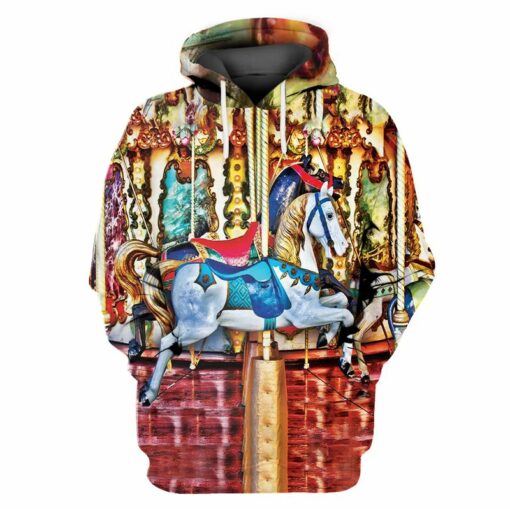 Hippie Colorful Horse 3D All Over Print Shirts For Men & Women, Gift For Hippie Soul, Hippie Lover, Animal Lover