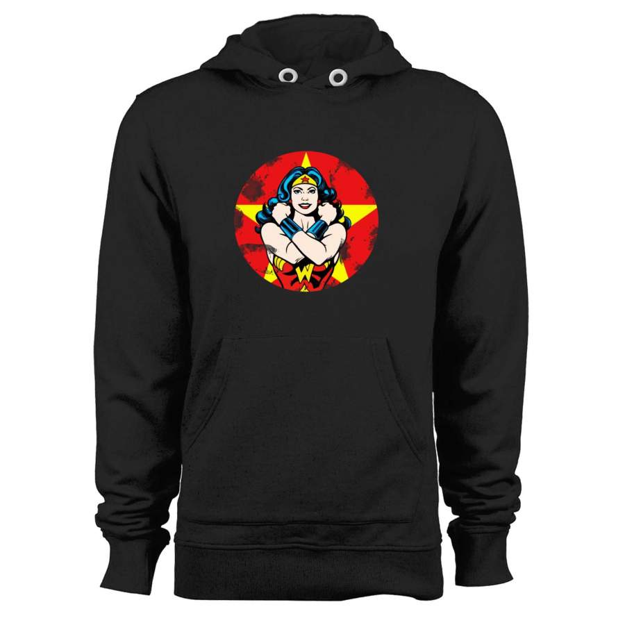 Wonder Woman Crack Unisex Hoodie