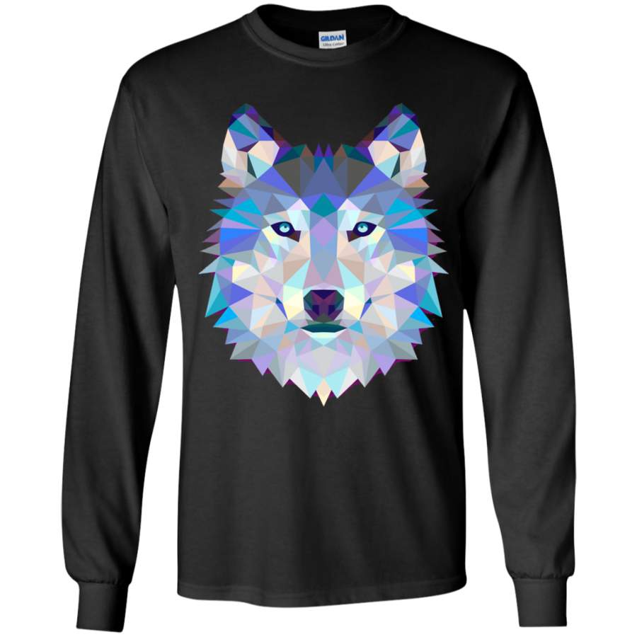 Wolf Animals Gift Youth LS T-Shirt