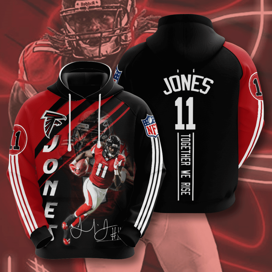 Julio Jones Atlanta Falcons 92 Unisex 3D Hoodie Gift For Fans