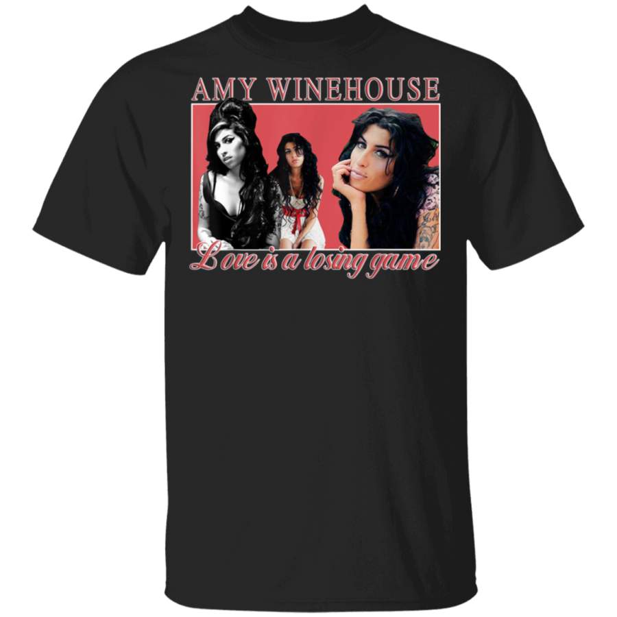 Amy Winehouse Official Love Is A Losing Game TShirt