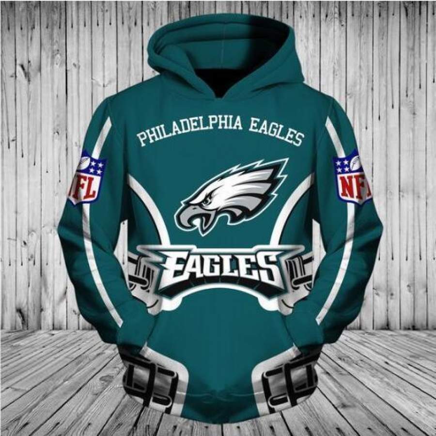 Cheap Price Philadelphia Eagles Hoodie With Zipper Sweatshirt Jacket Pullover