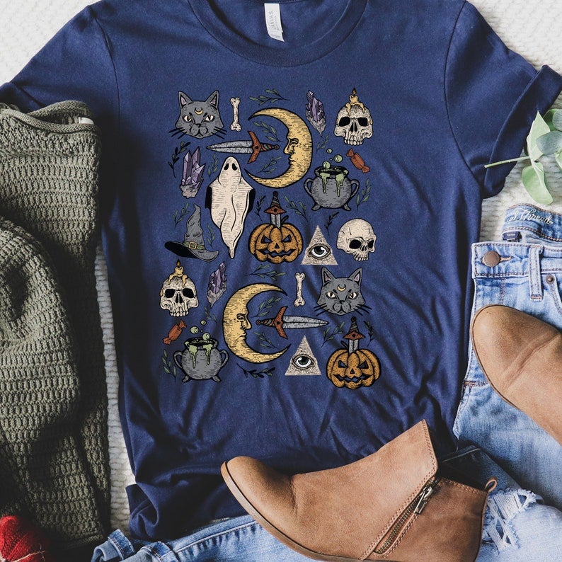 Vintage Halloween Shirt, Halloween Vintage, Vintage Fall T-Shirt
