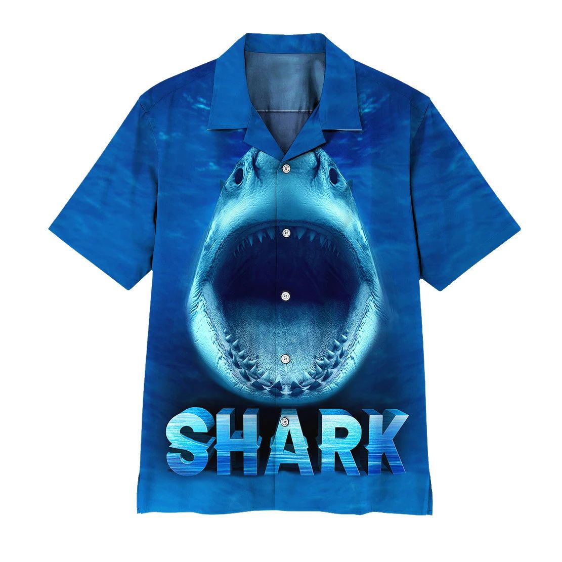 Alohazing 3D Shark Hawaii Shirt