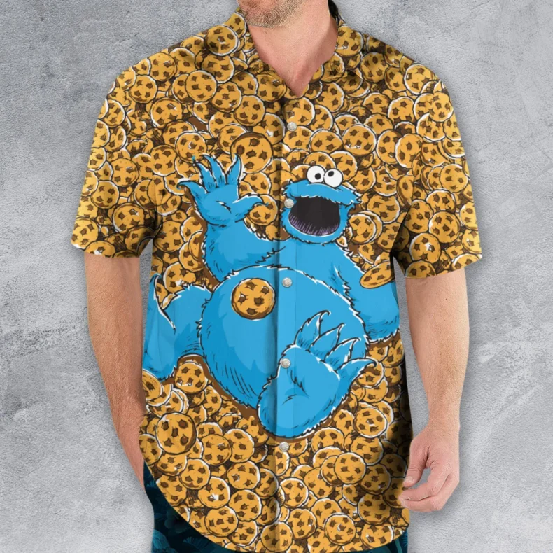 Cookie Monster Hawaiian Shirt