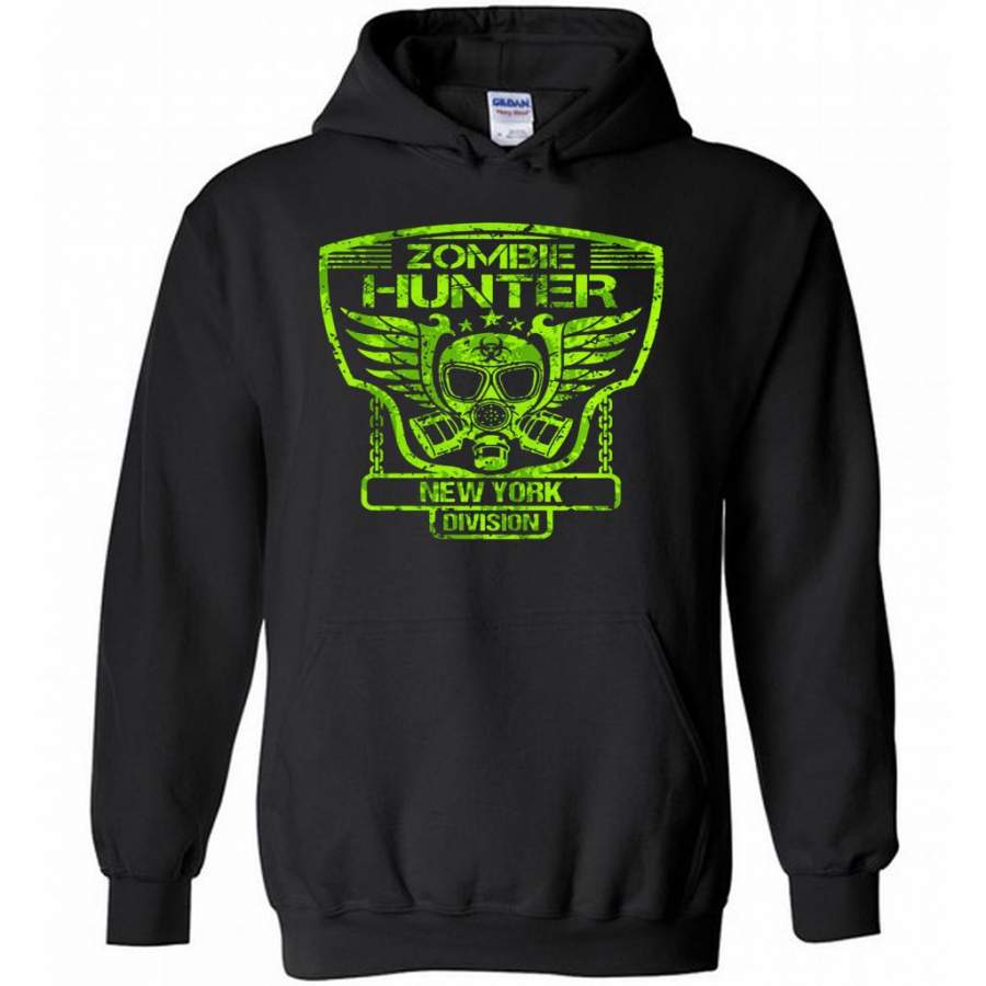 Zombie hunter New York Division B – Gildan Heavy Blend Hoodie