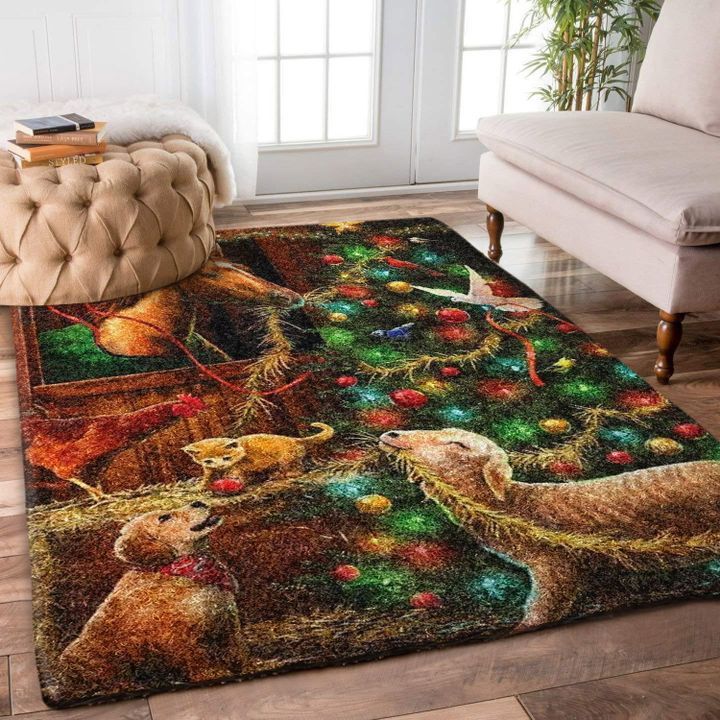 Animal Christmas Rug JJPDTW HNHHBN