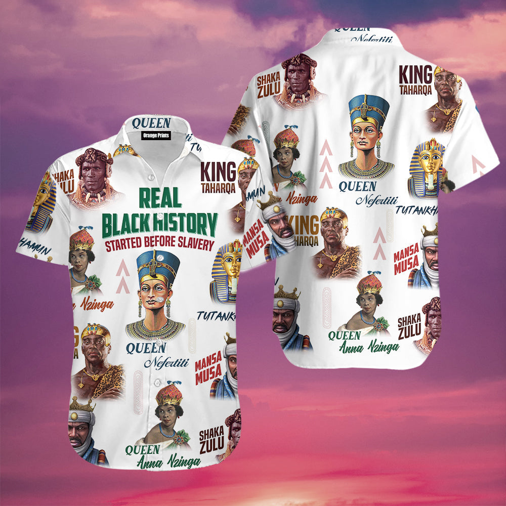 Real Black History Started Before Slavery Hawaii Shirt For Men Women Adult Ha57281