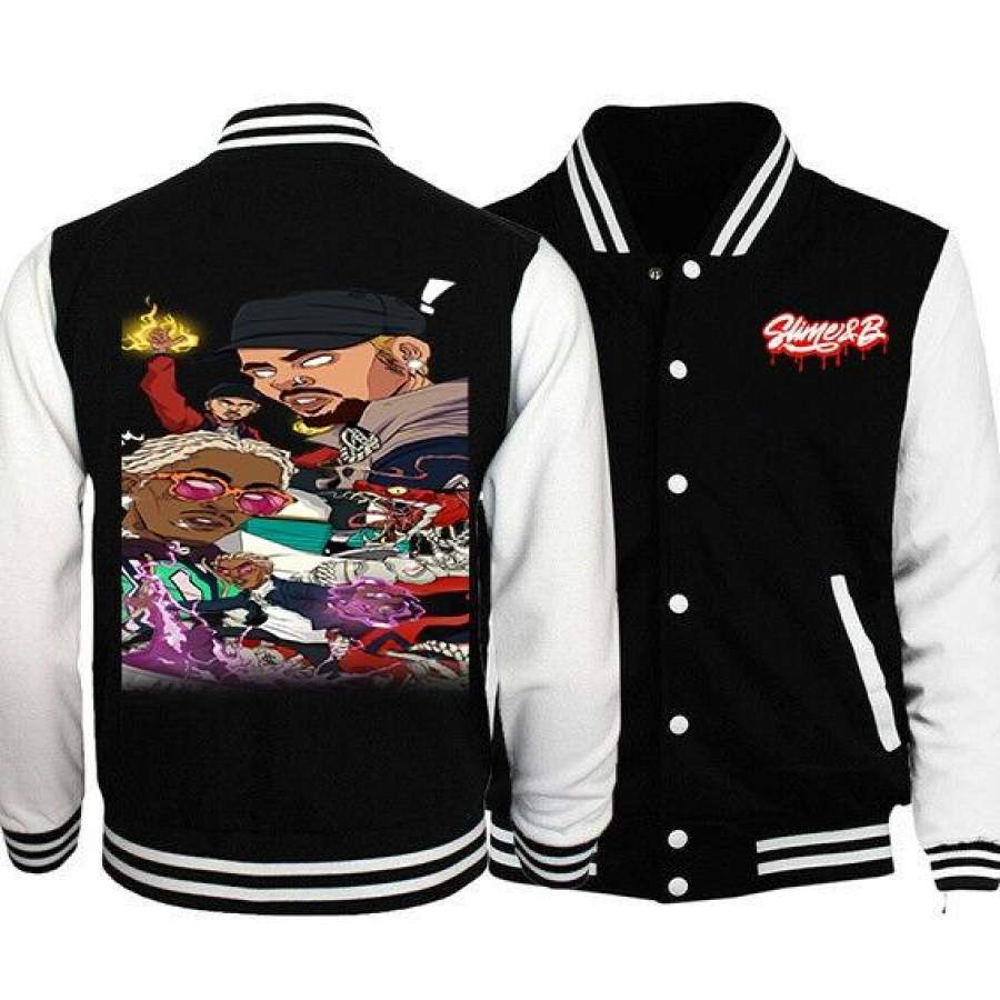 Chris Brown & Young Thug Baseball Jacket Sweatshirt