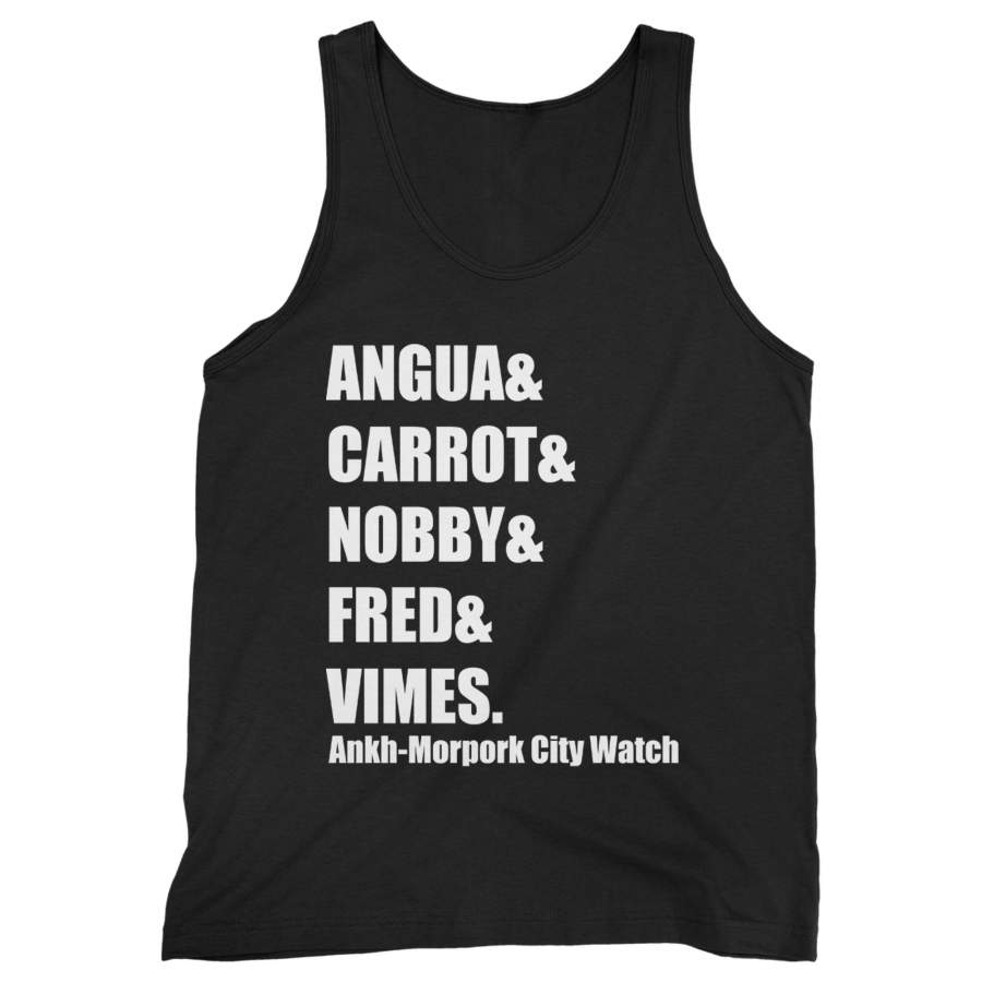 Discworld City Watch List Man’s Tank Top