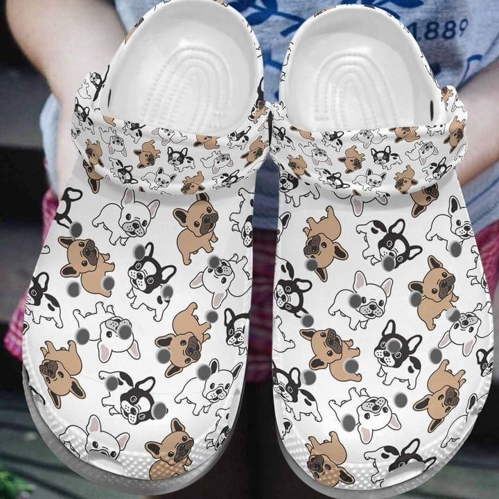 French Bulldog Cute Gift For Lover Rubber clog Shoes Comfy Footwear