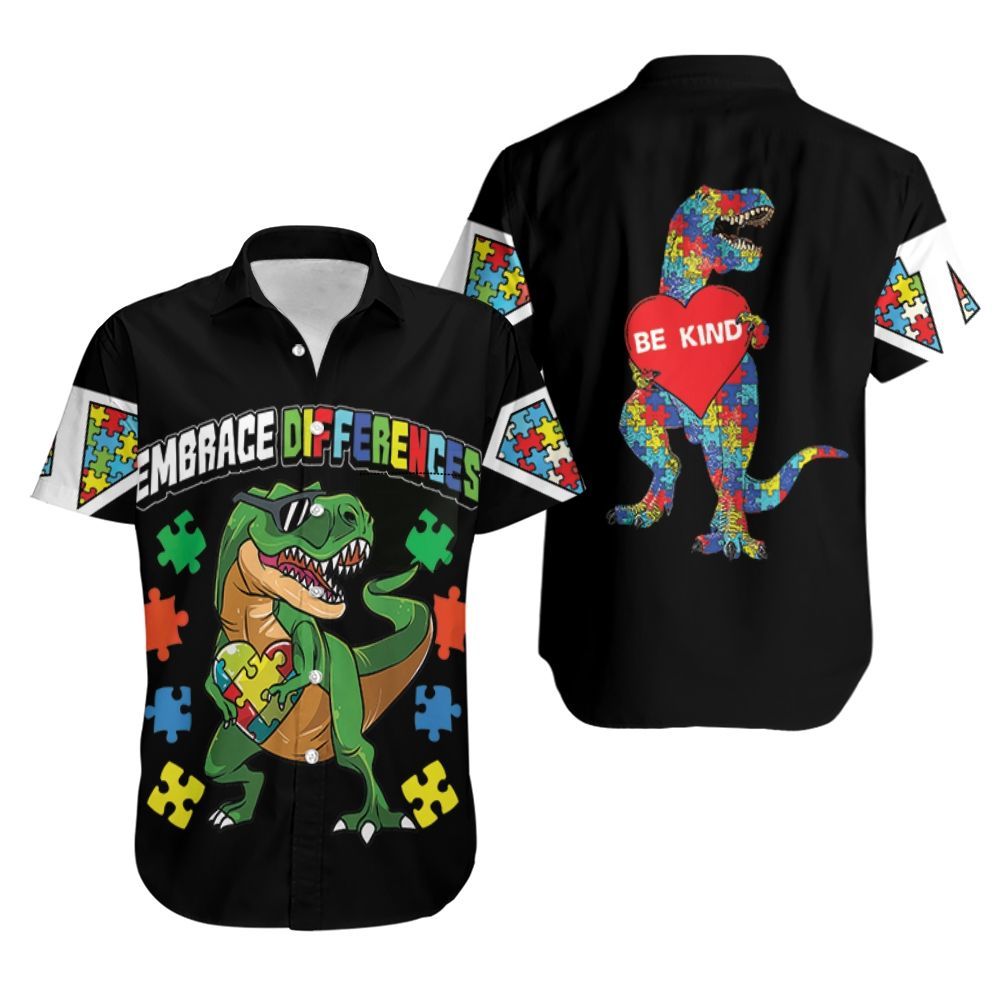 Embrace Differences Dinosaurs Autism Hawaii Shirt Ha96716