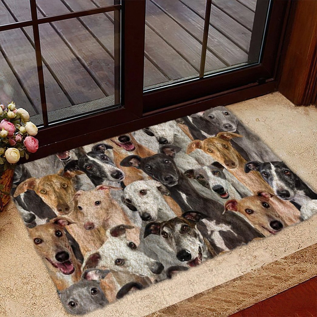 Tmarc Tee A Bunch Of Greyhounds Doormat