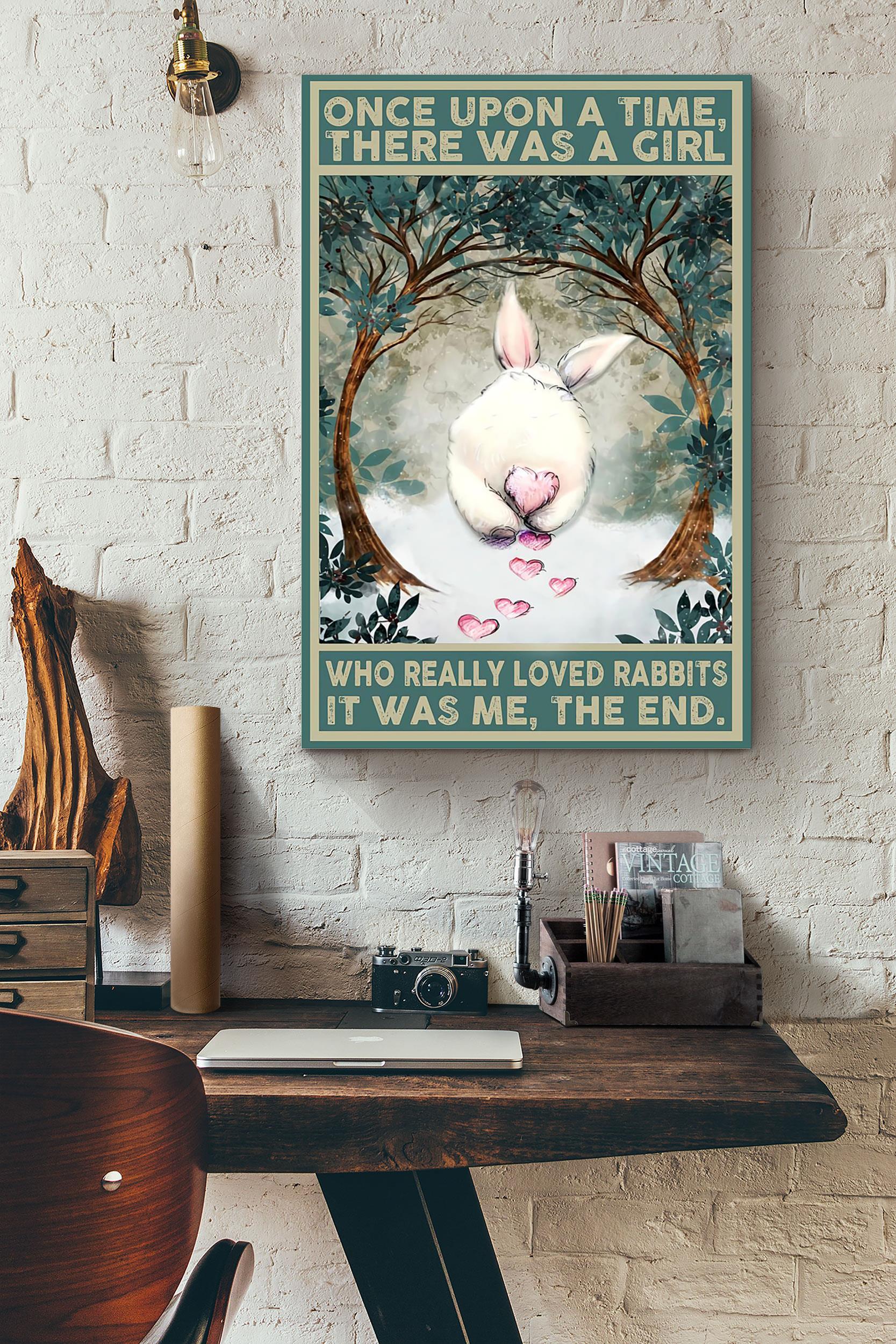 A Girl Loved Rabbits Poster