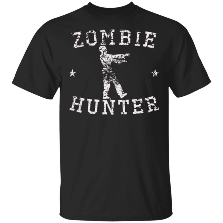 Vintage Zombie Hunter Zombie Silhouette T-Shirt