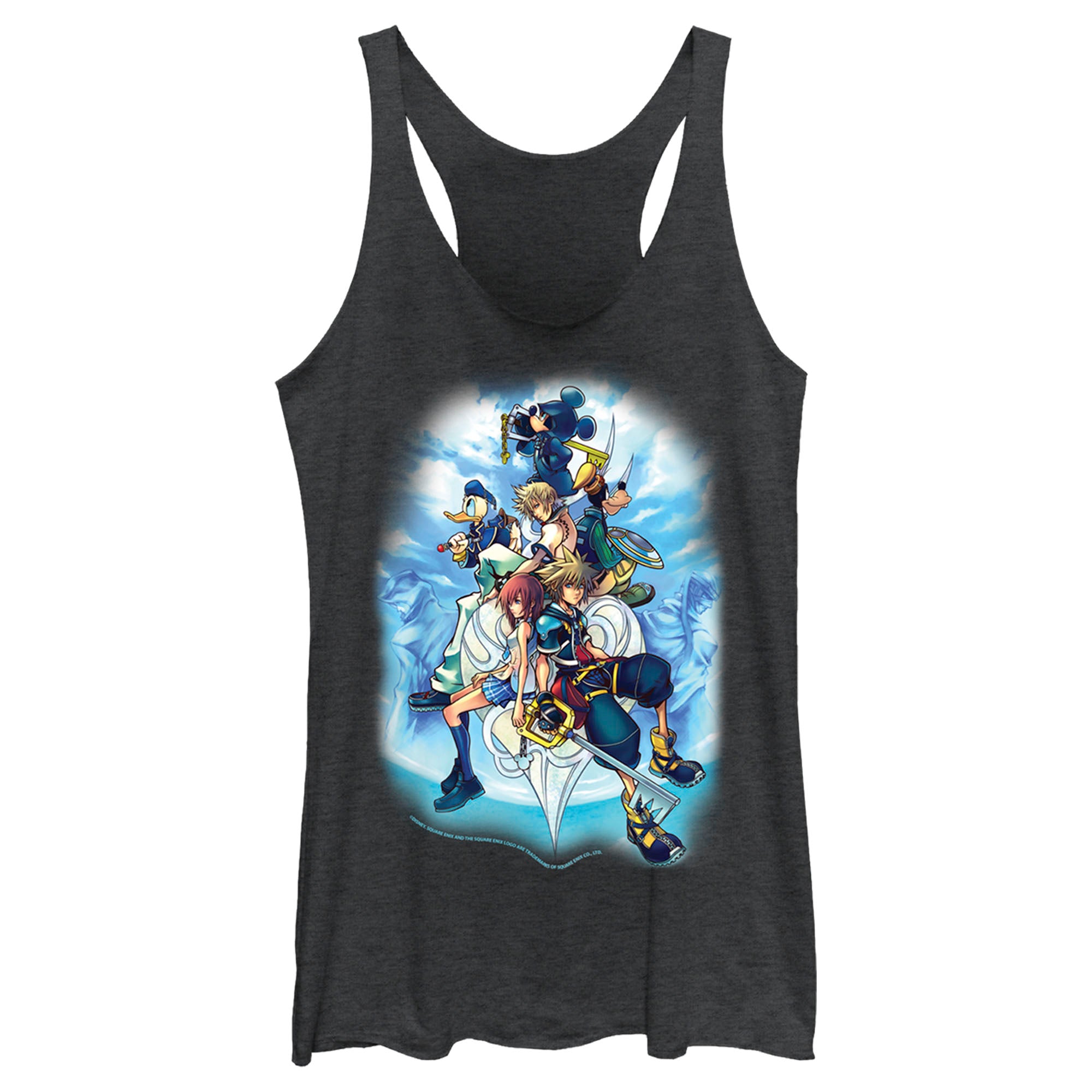 Women’S Kingdom Hearts 2 Box Art Racerback Tank Top