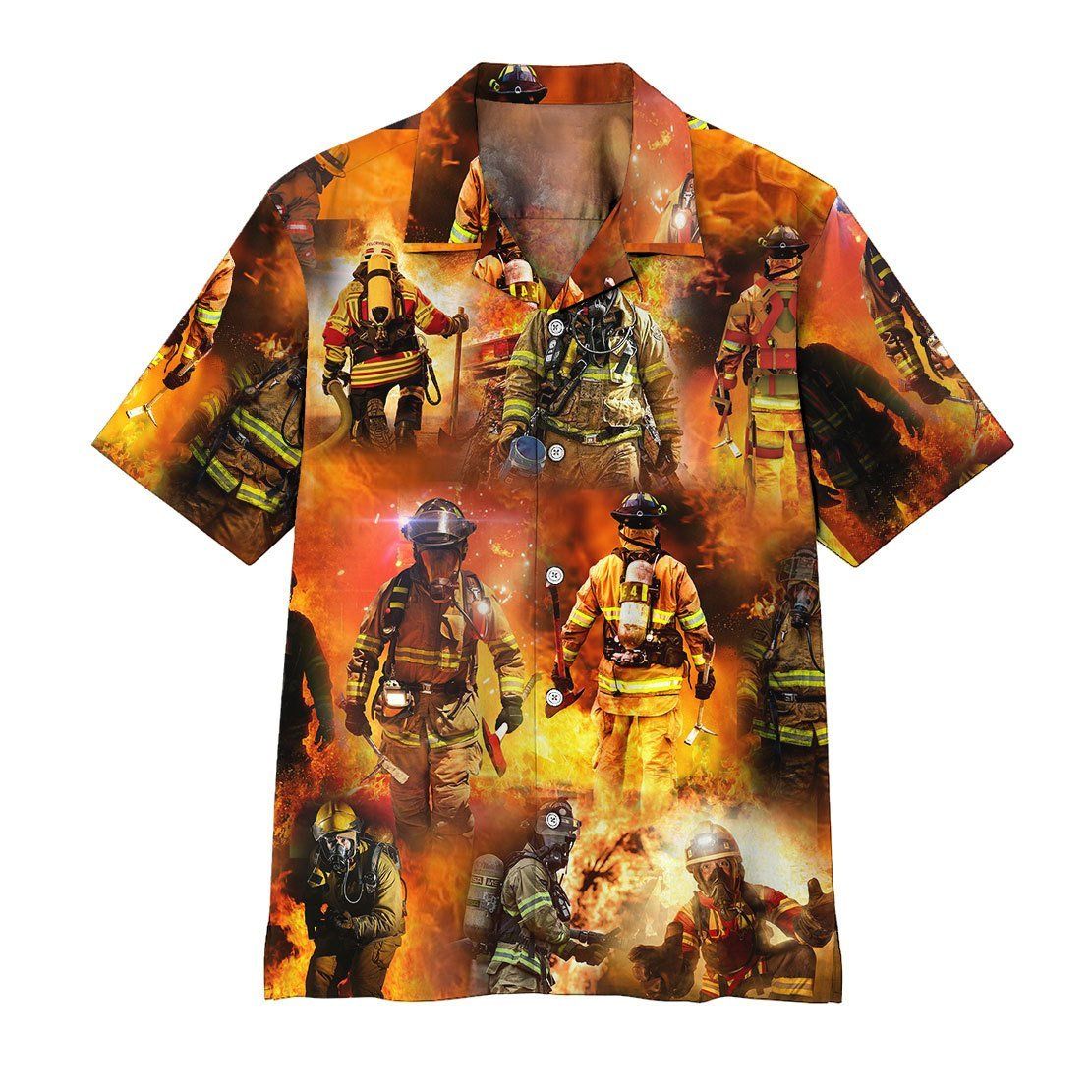 Firefighter Aloha Hawaii Shirts For Men Women Ha37030